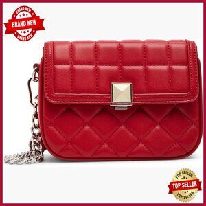 Quilted Crossbody Bag with Removable Straps, 7.88L x 5.5H